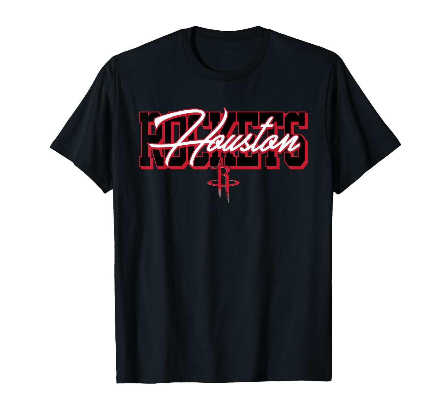 NBA Houston Rockets Blockletter Script T-Shirt