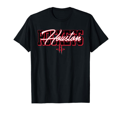 NBA Houston Rockets Blockletter Script T-Shirt